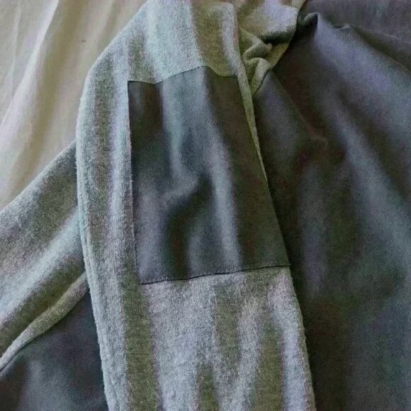 Conrad C Collection, Suede Cardigan, Grey, Size XS - Picture 3 of 7